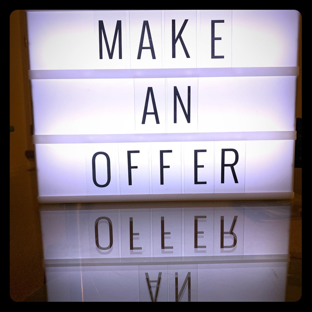 ALL OFFERS WITHIN REASON!!! 💕💕